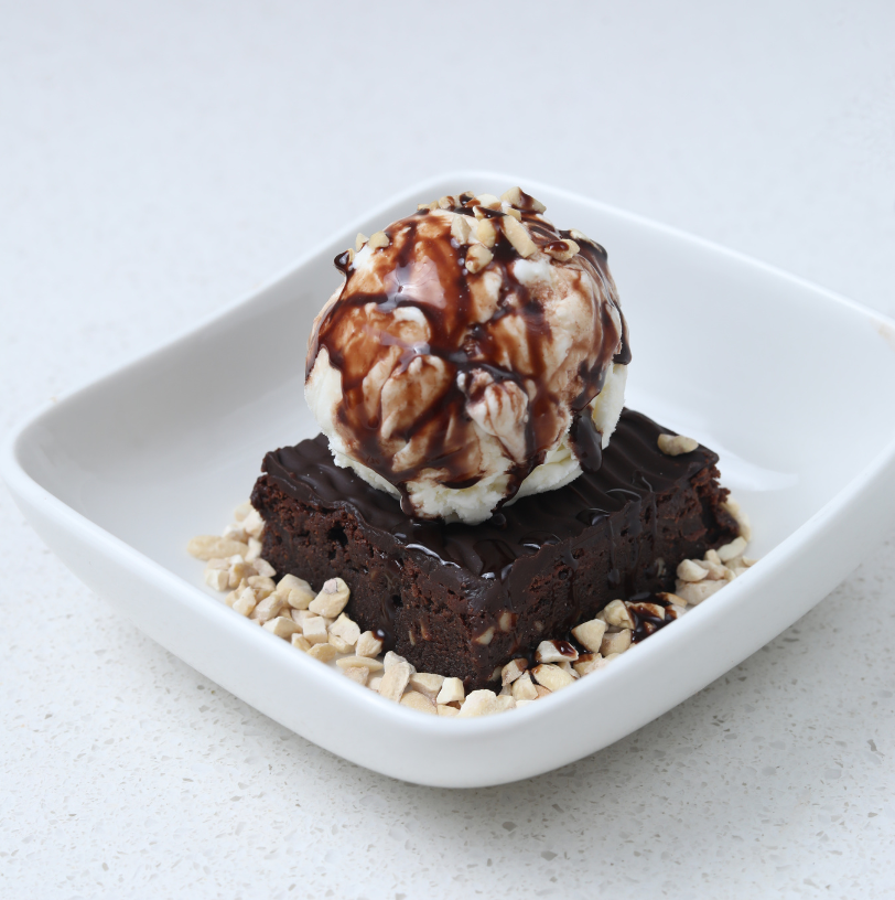 Chocolate Brownie with Icecream